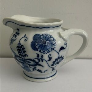 Blue Danube, Floral Porcelain Creamer